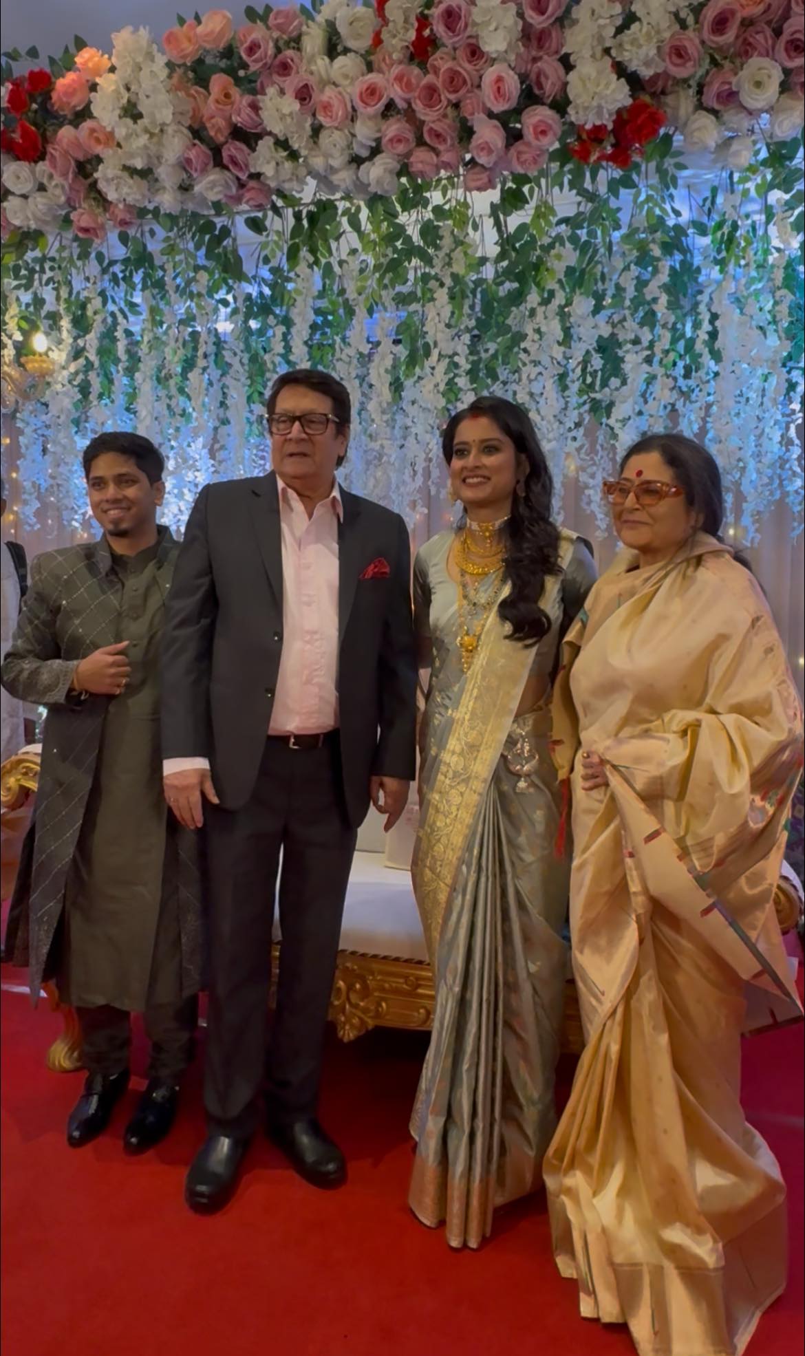 Kharaj Mukherjee son reception Kharaj Mukherjee son reception