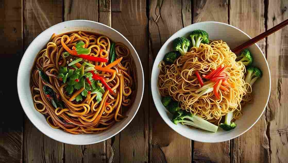 chow mein vs noodles