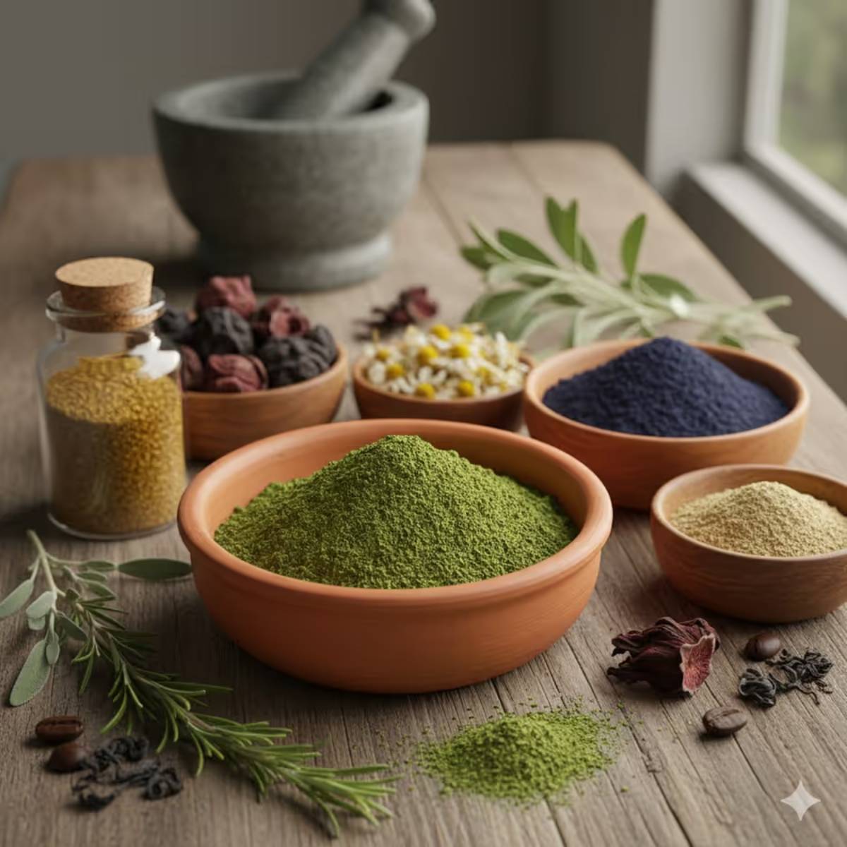 এই কারণেই মানুষ এখন প্রাকৃতিক এবং নিরাপদ পদ্ধতির দিকে ঝুঁকছে। সৌভাগ্যবশত, শতাব্দীর পর শতাব্দী ধরে ভেষজ ব্যবহার করা হচ্ছে কালো চুল বজায় রাখতে এবং ধূসর চুল পড়ার প্রক্রিয়া ধীর করতে।