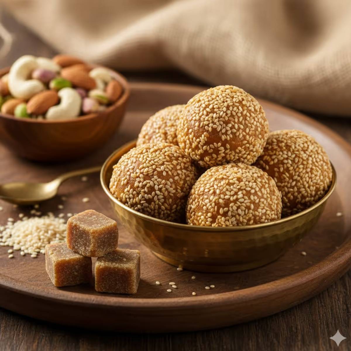 ৩. গণ্ডের লাড্ডু: গণ্ডের লাড্ডু (ভোজ্য আঠা) শীতের প্রিয় খাবার হিসেবে বিবেচিত হয়। এটি দিয়ে তৈরি লাড্ডুতে প্রচুর পরিমাণে ক্যালসিয়াম, প্রোটিন এবং ম্যাগনেসিয়াম থাকে। এগুলি কেবল হাড়কেই শক্তিশালী করে না, বরং জয়েন্টের ব্যথা এবং দুর্বলতাও দূর করে।