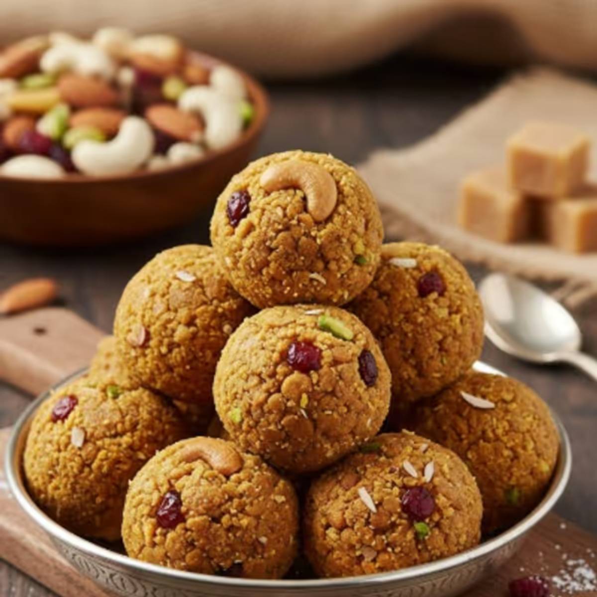 ১. তিলের লাড্ডু: সাদা তিলে প্রচুর পরিমাণে ম্যাগনেসিয়াম, তামা, আয়রন, প্রোটিন এবং ফসফরাস থাকে। এগুলি শরীরকে ঠান্ডা লাগা থেকে রক্ষা করে এবং রোগ প্রতিরোধ ক্ষমতা বাড়ায়। গুড়ের সঙ্গে মিশিয়ে খেলে এর উপকারিতা দ্বিগুণ হয়ে যায়।