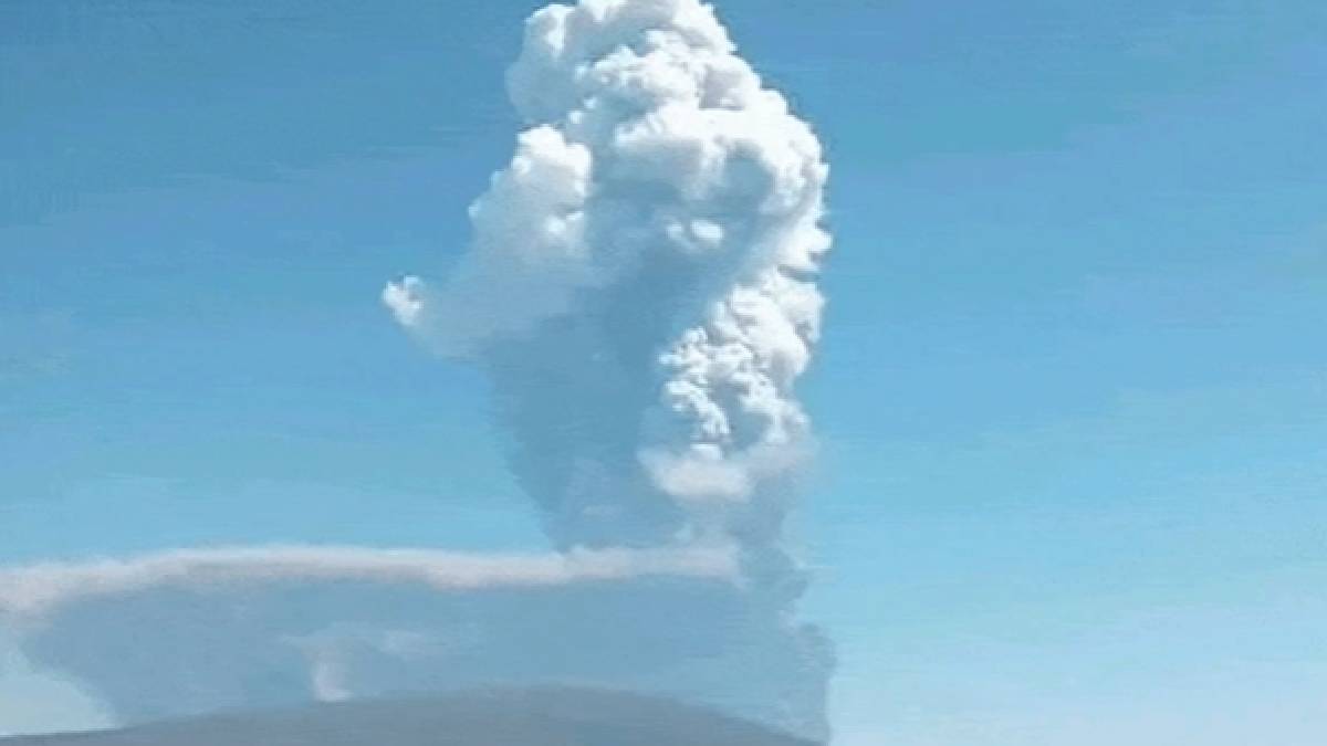 রবিবার ইথিওপিয়ার হায়লি গুব্বি আগ্নেয়গিরির ফাটে