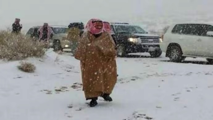 Saudi Arabia Snowfall 