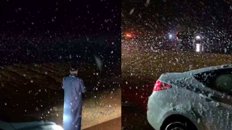 Saudi Arabia Snowfall 