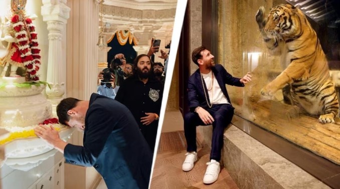 শিবের রুদ্রাভিষেকে মহাআরতিতে অংশ নিলেন মেসিরা