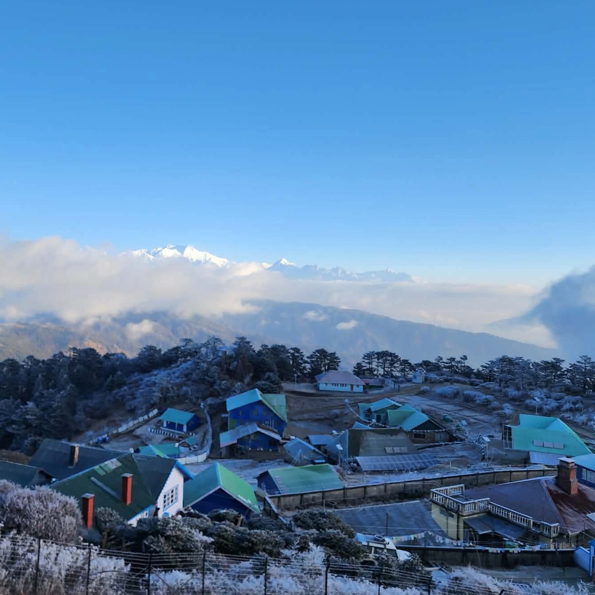 দার্জিলিঙে তুষারপাত দার্জিলিঙে তুষারপাত