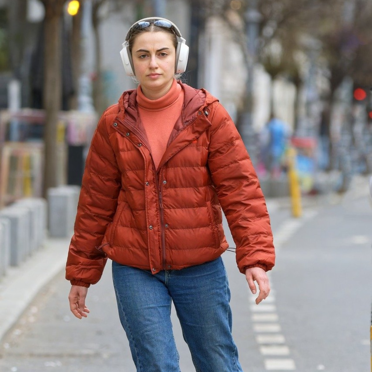 Clean Puffer Jacket at Home