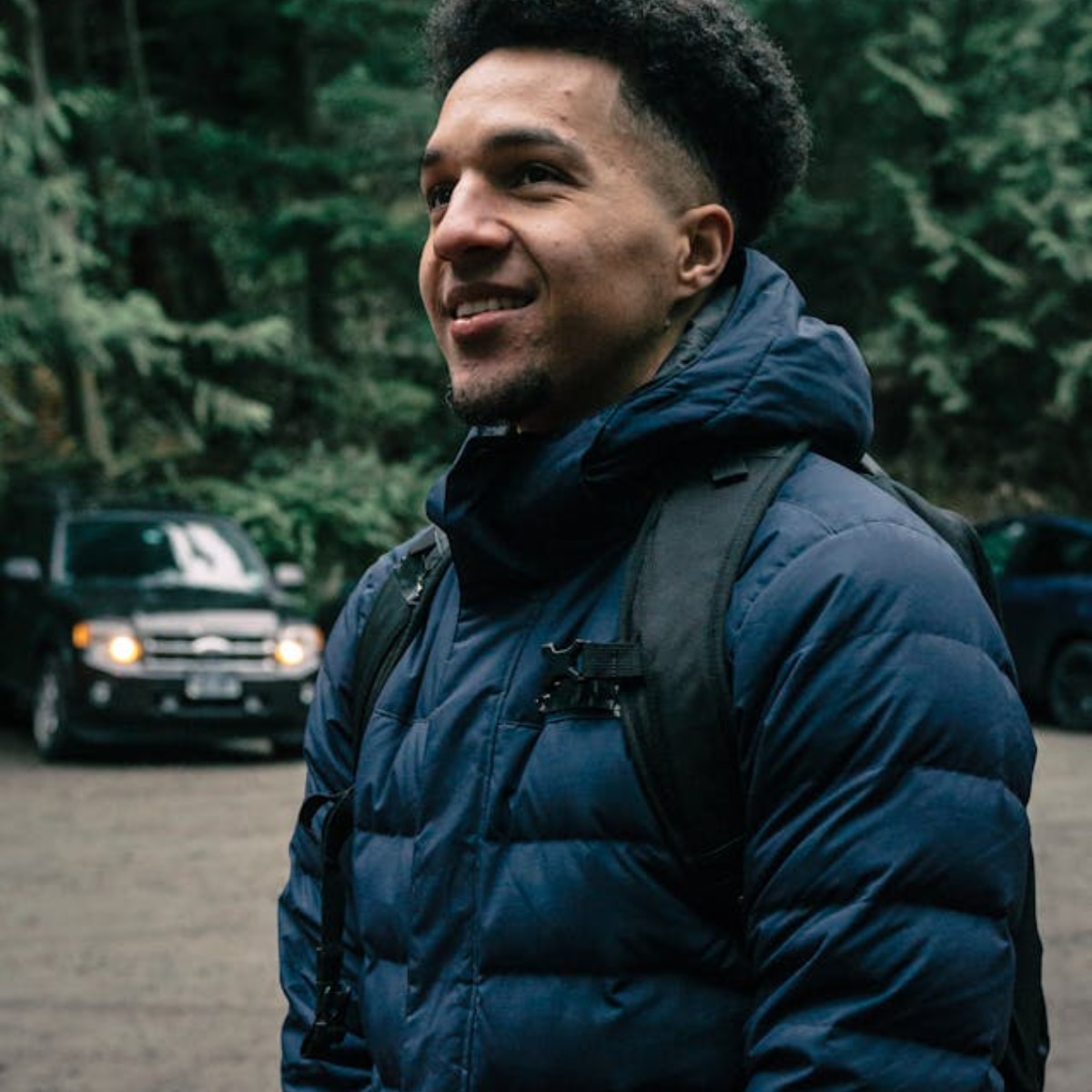 Clean Puffer Jacket at Home