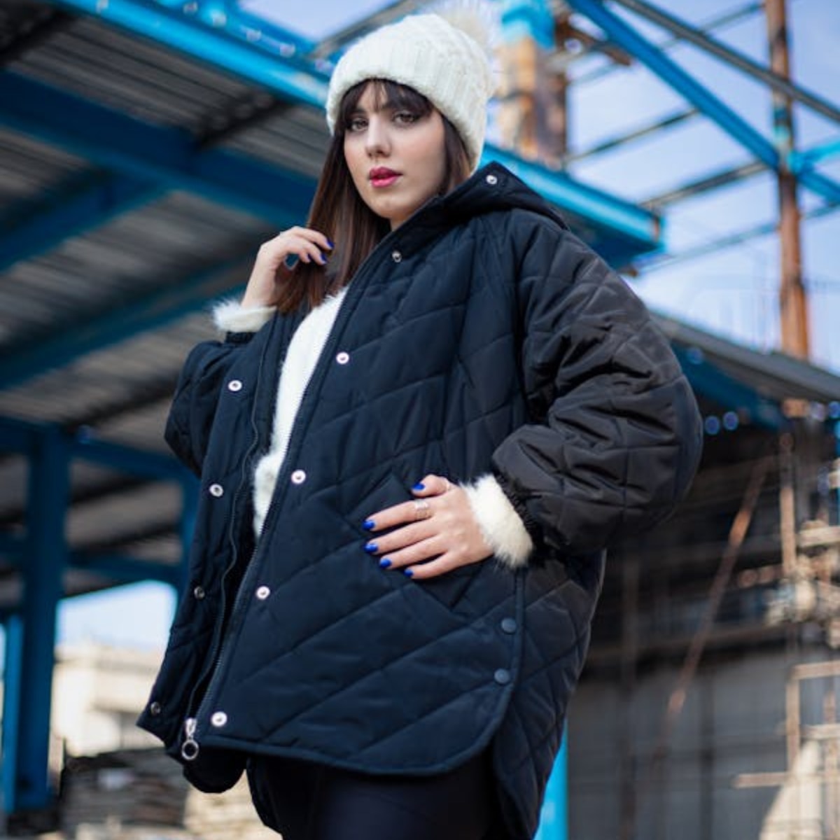 Clean Puffer Jacket at Home