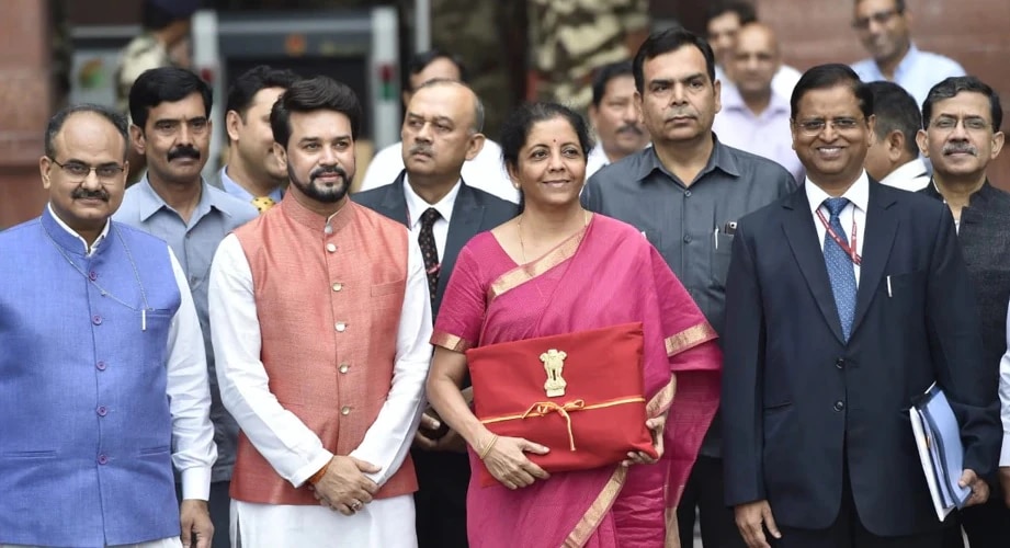 গোলাপি মঙ্গলগিরি শাড়ি, ২০১৯ সালের কেন্দ্রীয় বাজেট