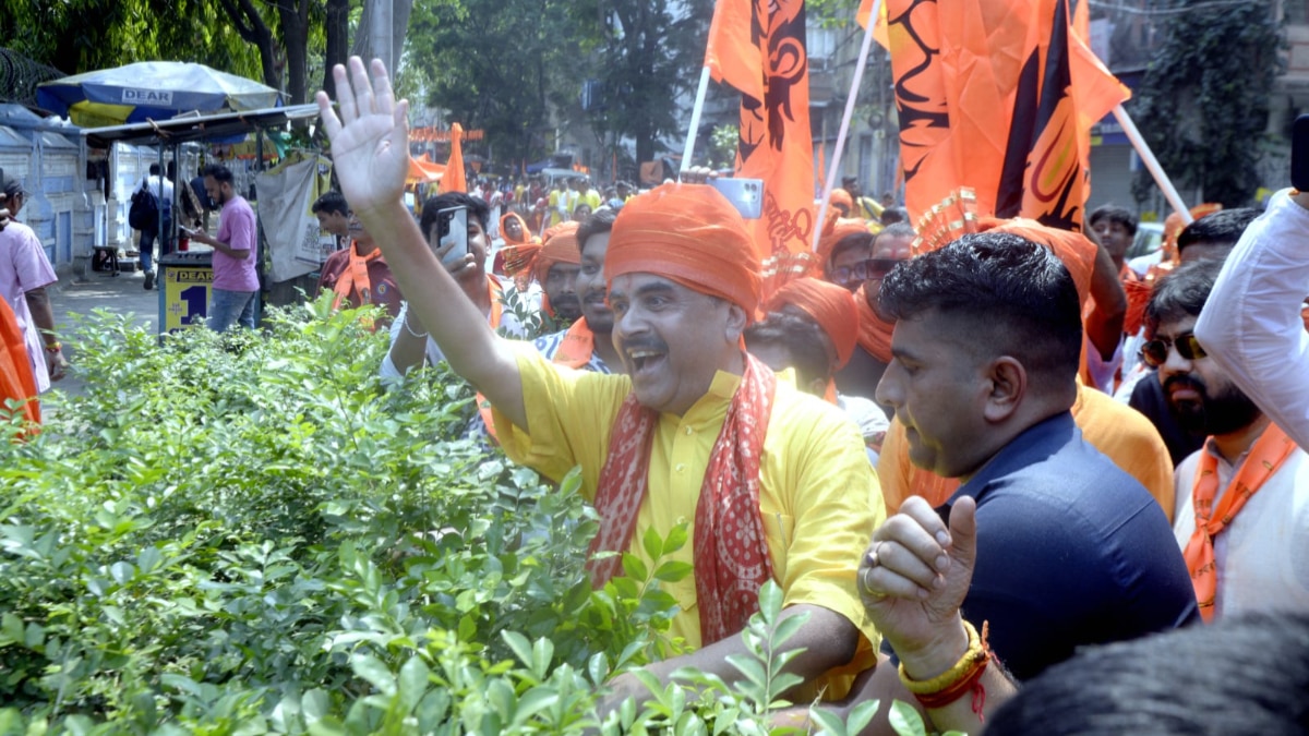  Suvendu Adhikari at Ram Navami Rally