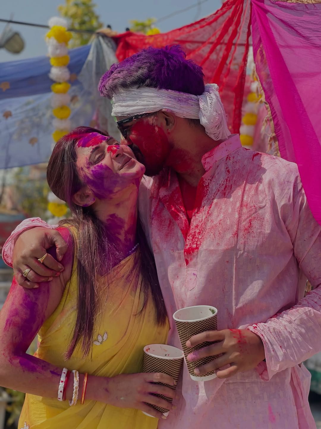 Tollywood Actors Celebrated Holi