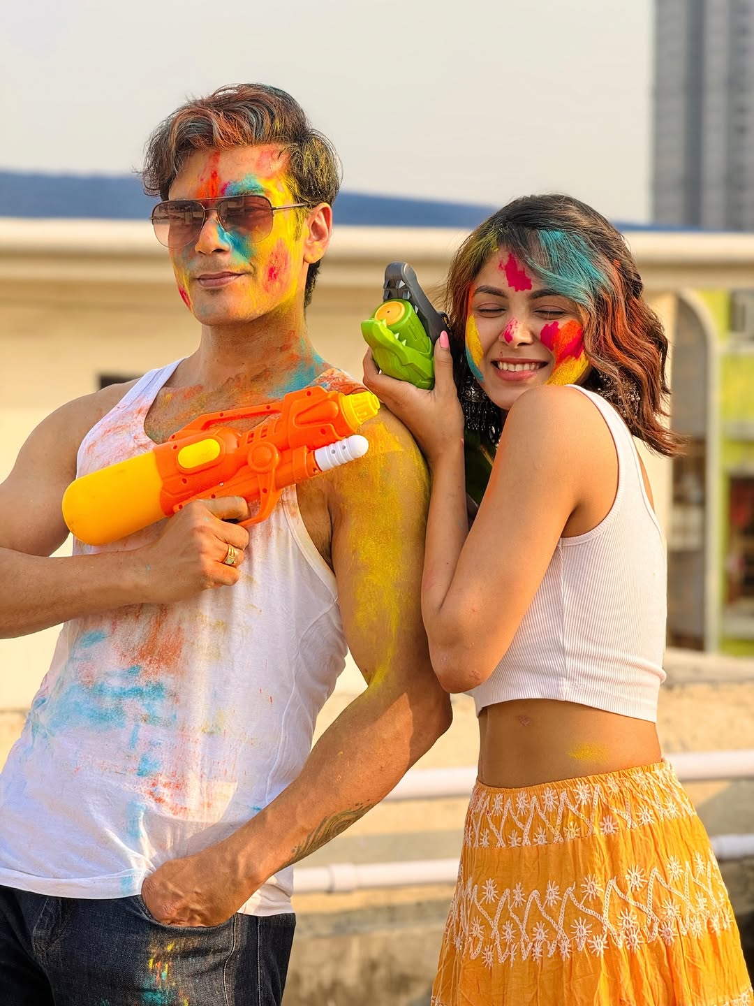 Tollywood Actors Celebrated Holi