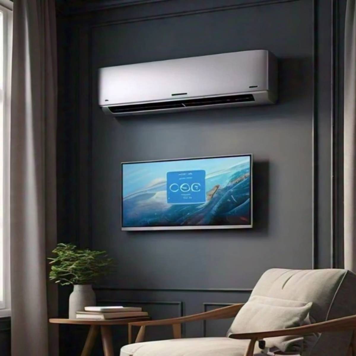 নতুন এসি কেনার সময়, বিদ্যুৎ সাশ্রয়ের কথা মাথায় রাখুন। BEE ৫-স্টার রেটিং বিদ্যুৎ সাশ্রয় নির্দেশ করে। বাজারে ৩-স্টার বিকল্পও রয়েছে, যা কম বিদ্যুৎ সাশ্রয় করে। তবে, ৫-স্টার এসি সাধারণত ৩-স্টার এসির চেয়ে বেশি ব্যয়বহুল হয়। (ছবি: এআই জেনারেটেড)