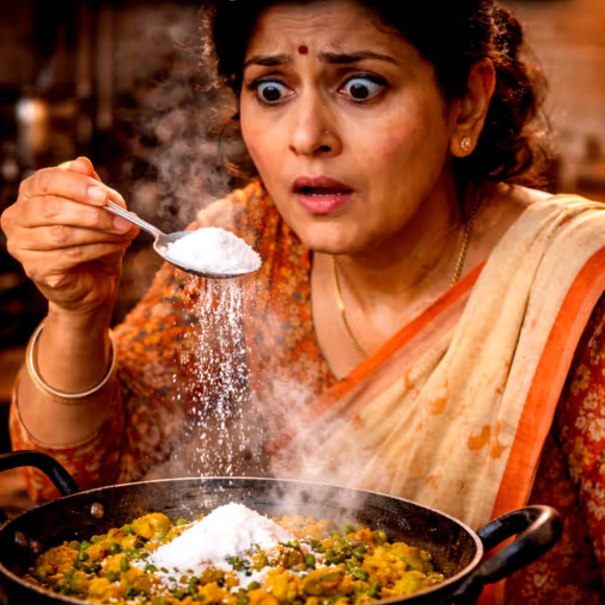 রান্নার সময় সামান্য ভুলও সামগ্রিক স্বাদ নষ্ট করে দিতে পারে। রান্নার সবচেয়ে সাধারণ ভুল হল সবজিতে অতিরিক্ত লবণ যোগ করা।