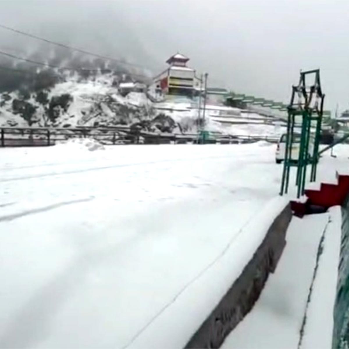 সিকিমে তুষারপাত