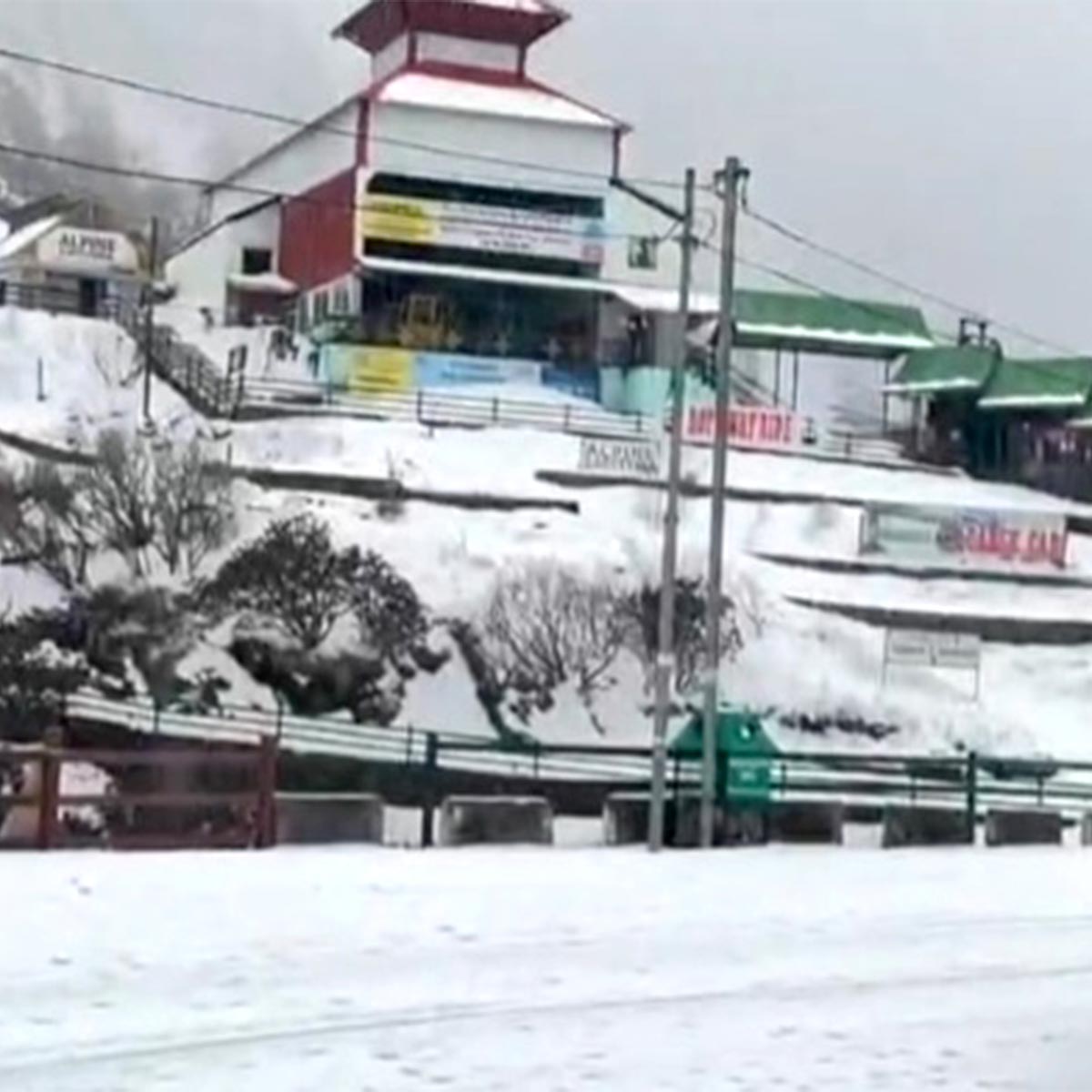 সিকিমে তুষারপাত