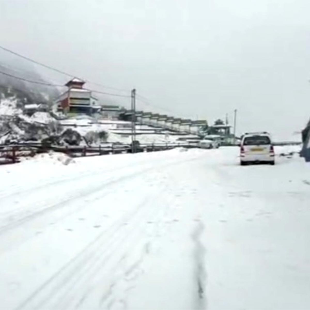 সিকিমে তুষারপাত