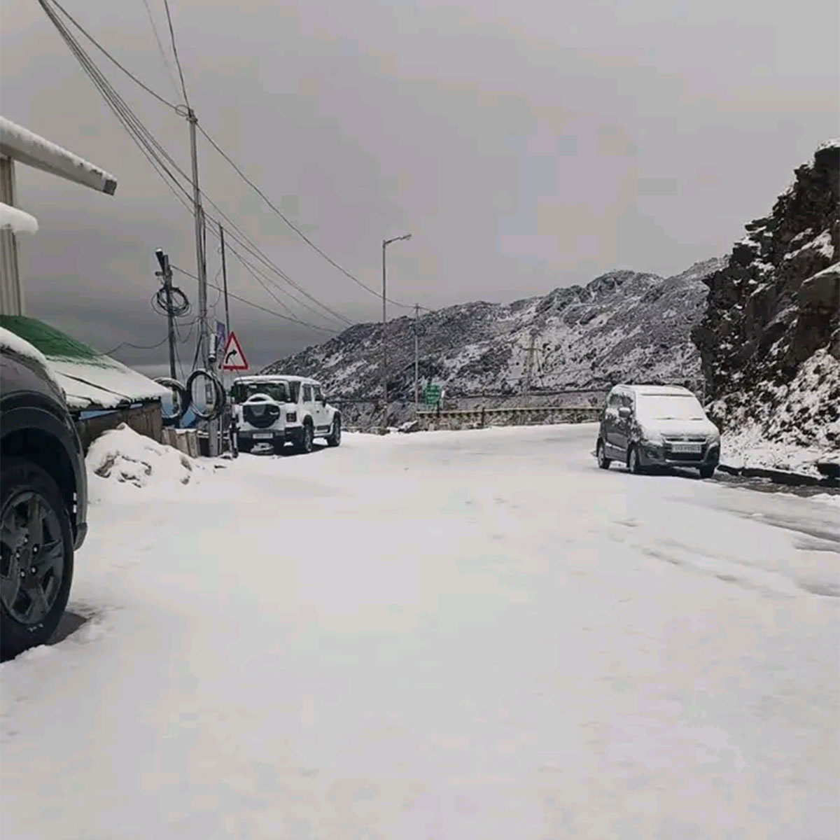 সিকিমে তুষারপাত ৫