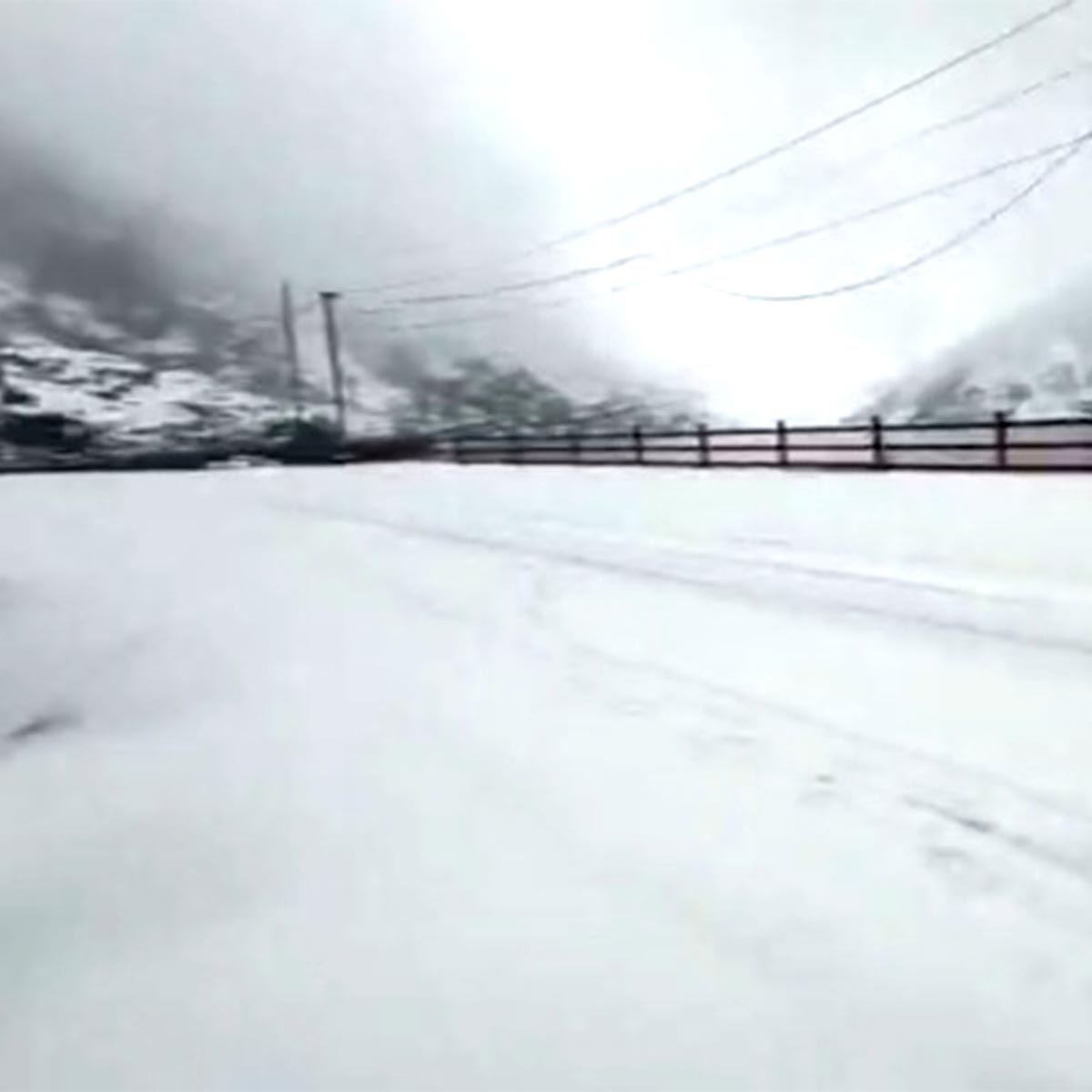 সিকিমে তুষারপাত