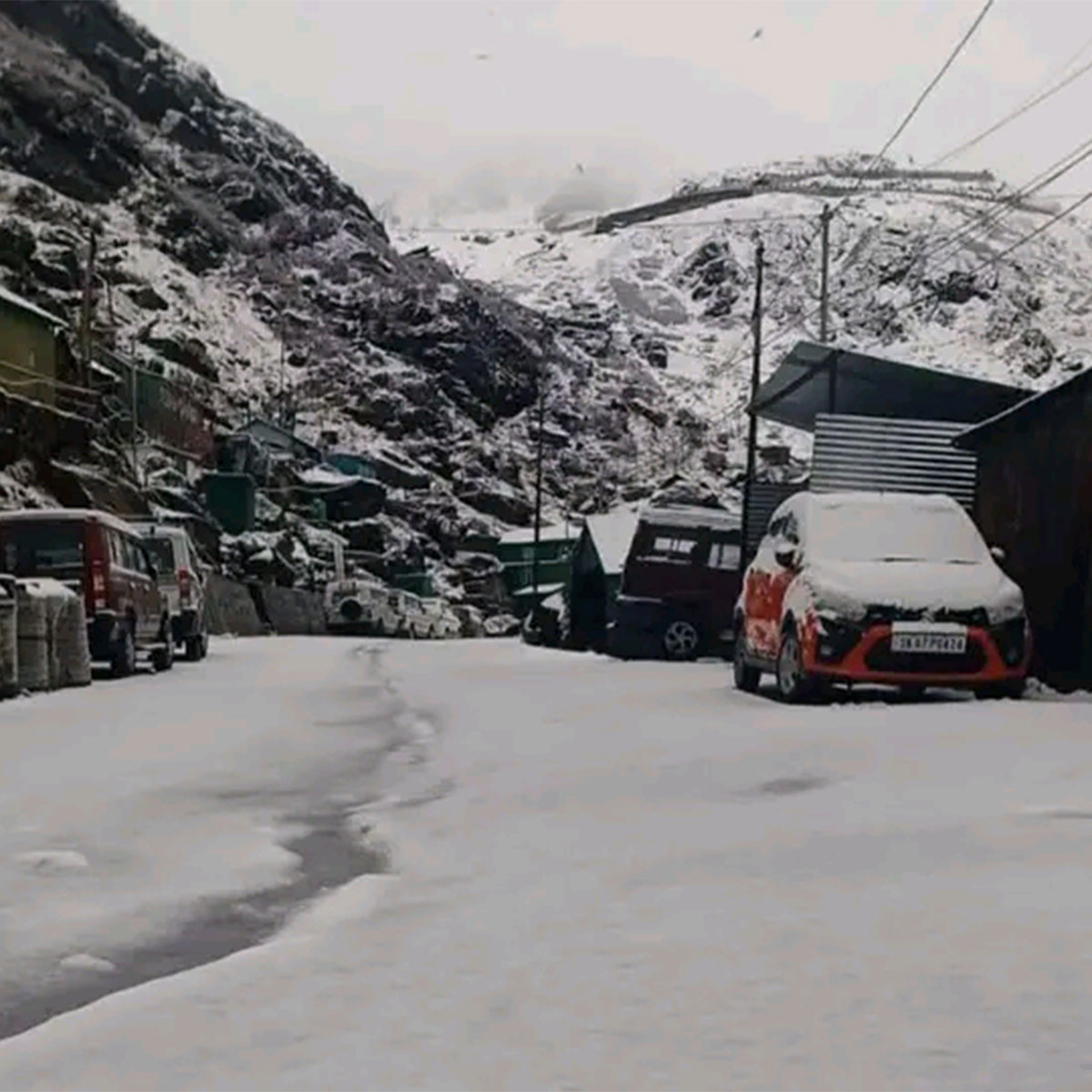 সিকিমে তুষারপাত ৬