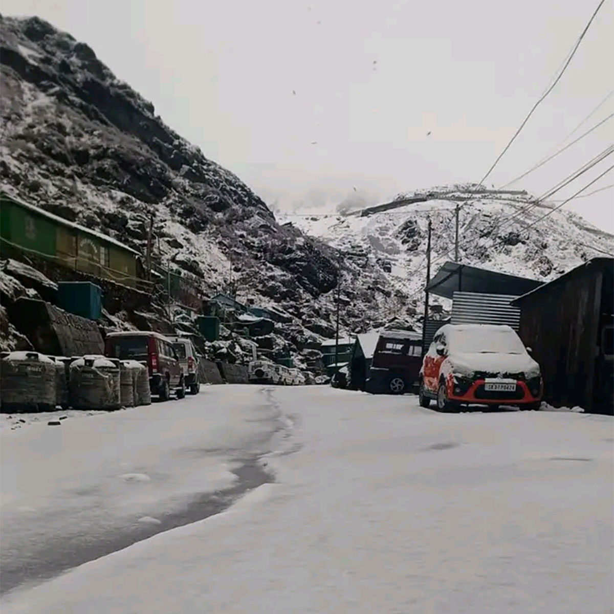 সিকিমে তুষারপাত ৭
