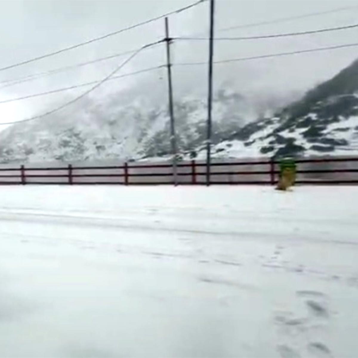 সিকিমে তুষারপাত