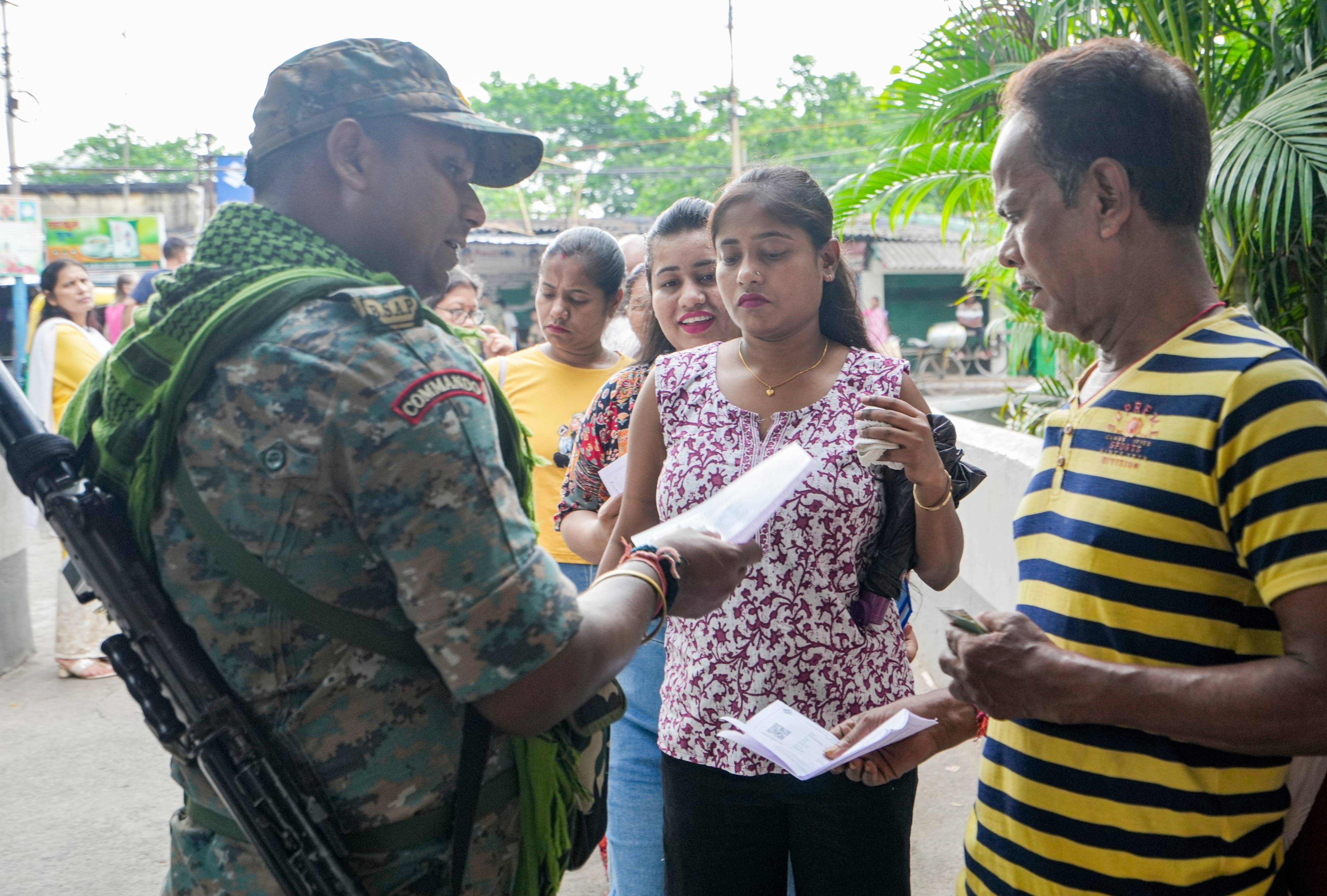 নদিয়ায় ভোটদানের হার 