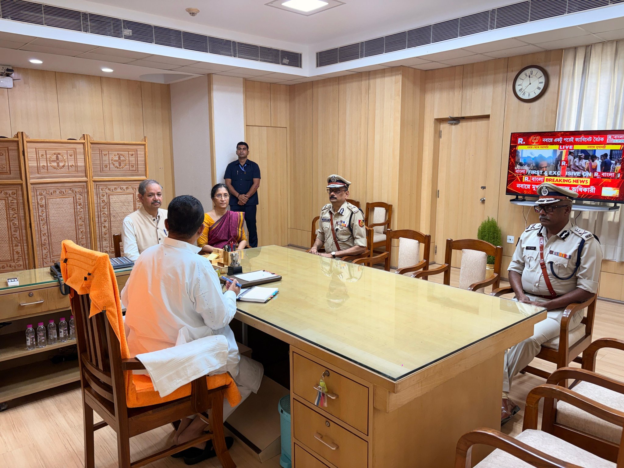 Suvendu Adhikari Cabinet Meeting 