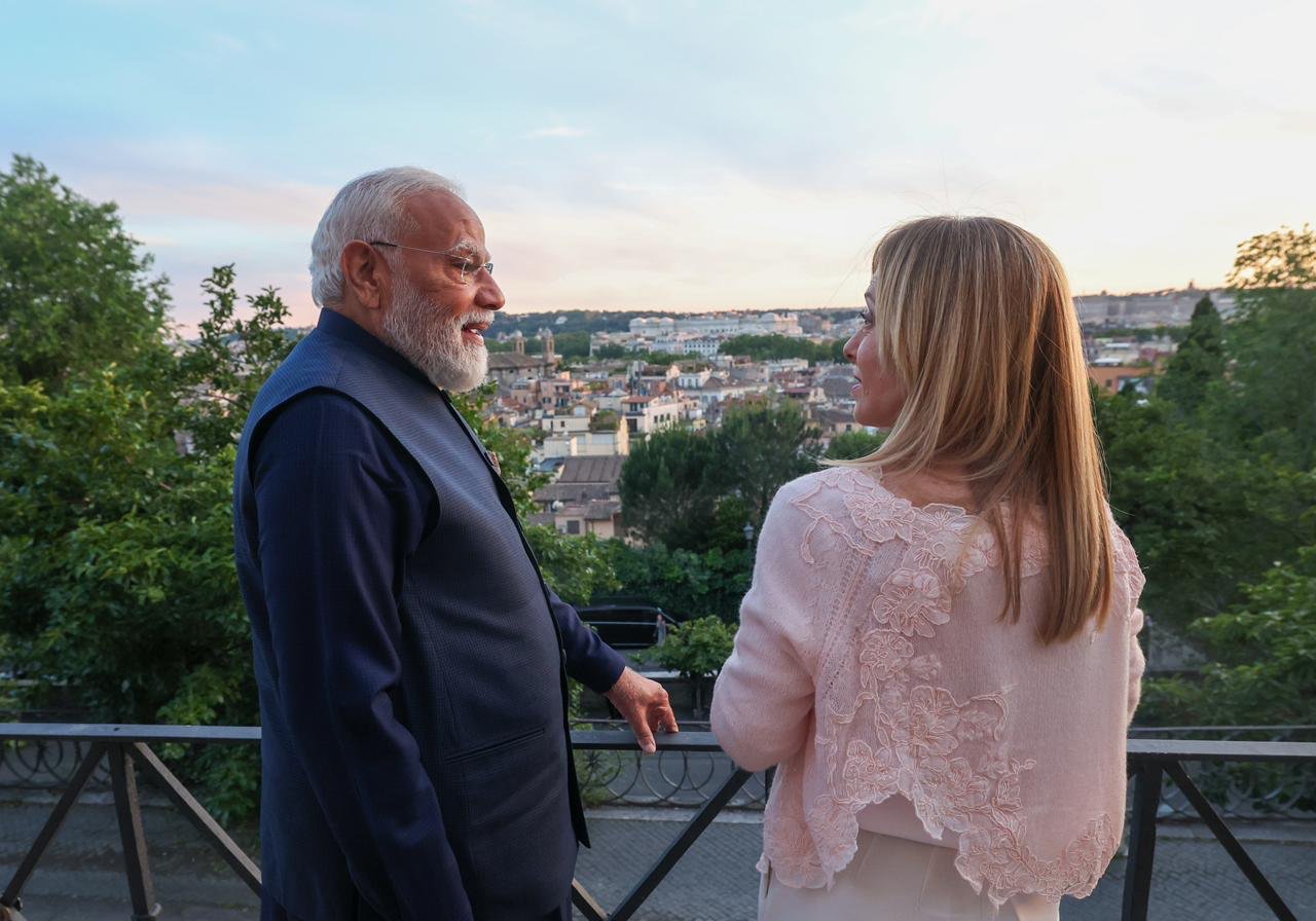 Narendra Modi Giorgia Meloni