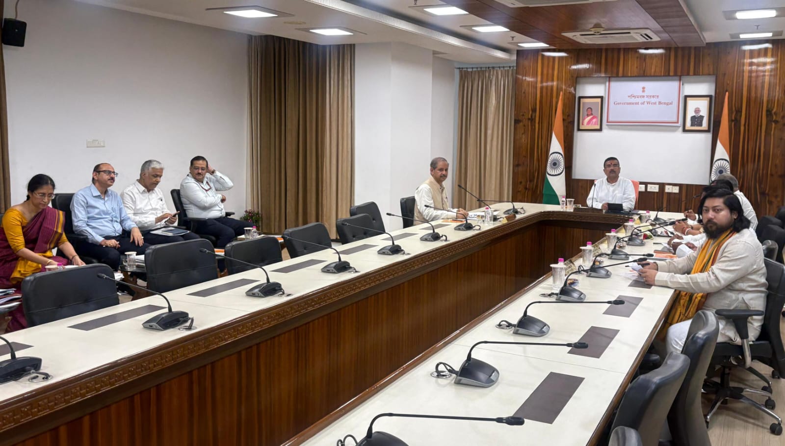 Suvendu Adhikari Cabinet Meeting 