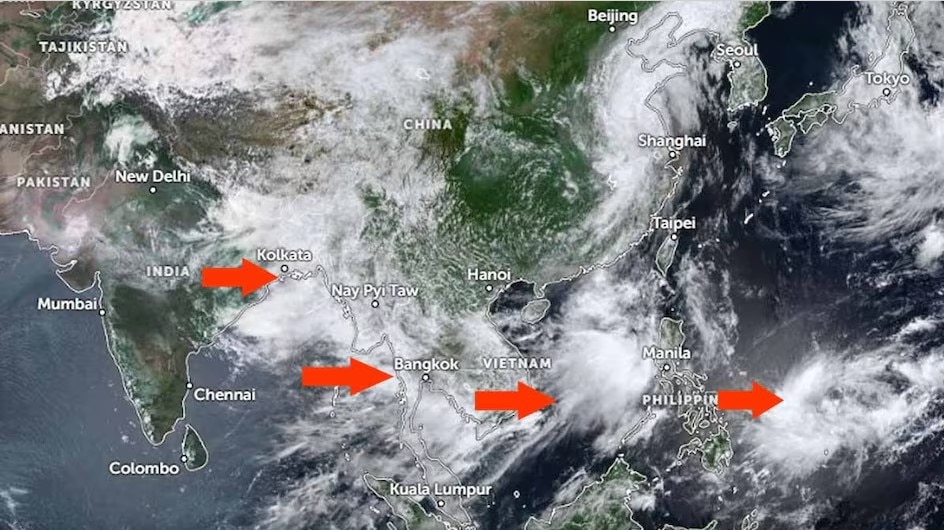  বঙ্গোপসাগর থেকে মধ্য প্রশান্ত মহাসাগর
