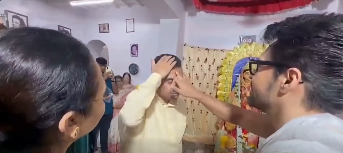 Lokkhi Puja At Uttam Kumar Place Lokkhi Puja At Uttam Kumar Place