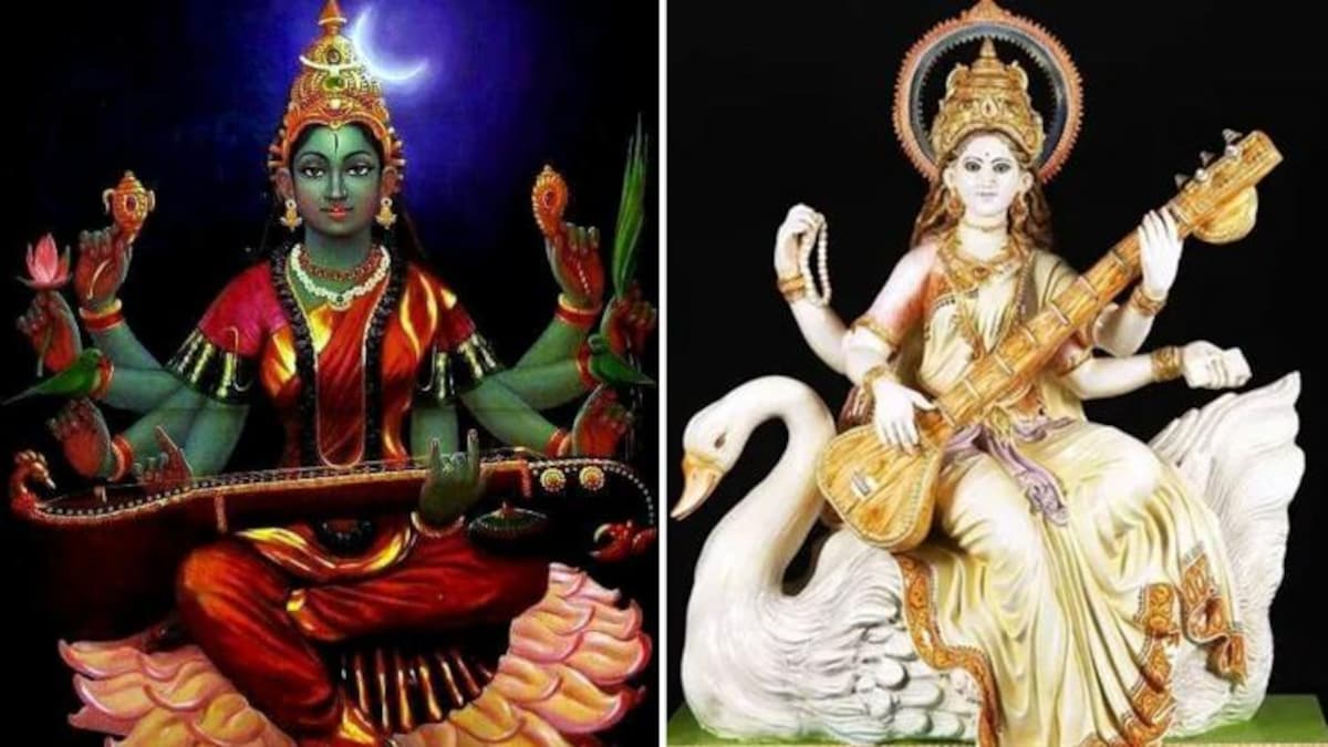 Saraswati's Tantric form Devi Matangi: সরস্বতীর ...