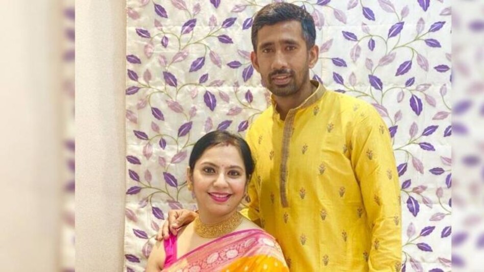 Saha's wife, Romi Mitra. Image: Twitter