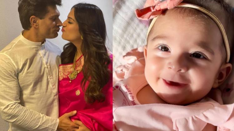 Bipasha Basu की बेटी का चेहरा पहली बार आया सामने, फैंस ने लुटाया प्यार Bipasha Basu's daughter's face surfaced for the first time, fans showered her with love
