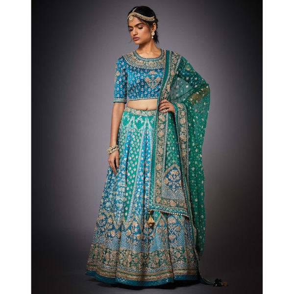 Ritu Kumar Turquoise & Emerald Jaya Lehenga Set, ₹590,000 https://akm-img-a-in.tosshub.com/lingo/brt/images/photo_gallery/202510/untitled_design_-_2025-10-28t162729.298.png