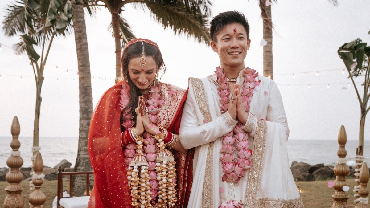 Inside Shuchita and Richards' beautiful Punjabi-Cantonese wedding in Sri Lanka