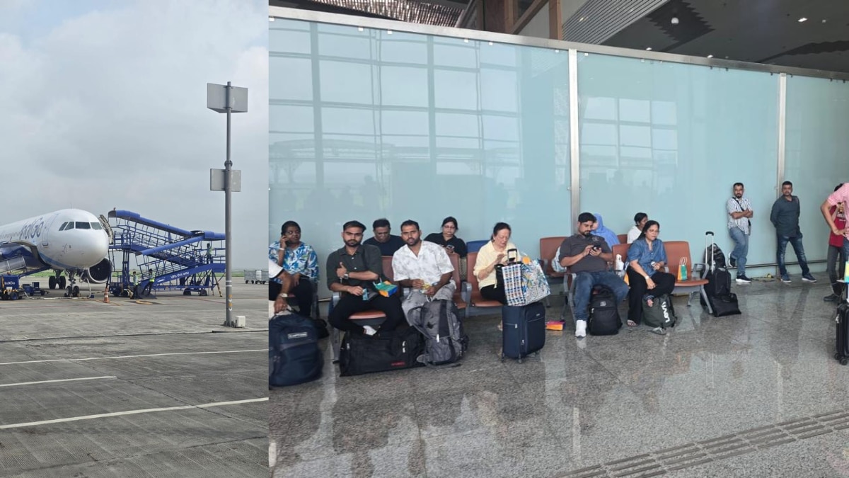 राजकोट इंटरनेशनल एयरपोर्ट पर उतरी फ्लाइट
