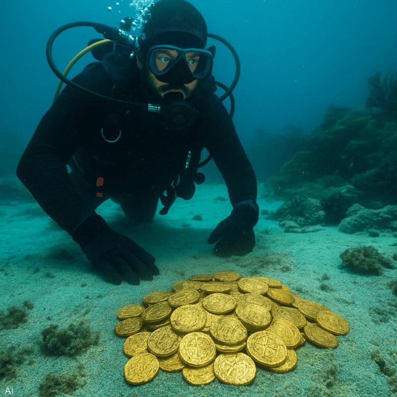 lost treasure in ocean