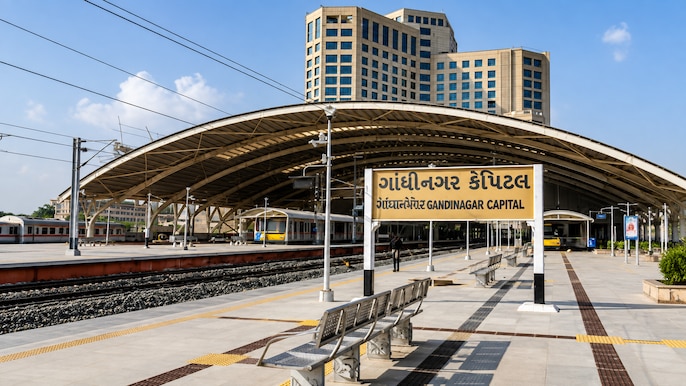 Gandhinagar Capital Railway Station Gandhinagar Capital Railway Station