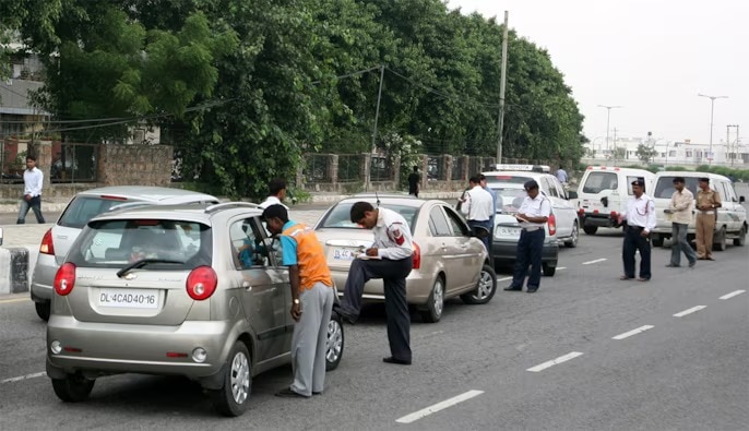 traffic rules fine