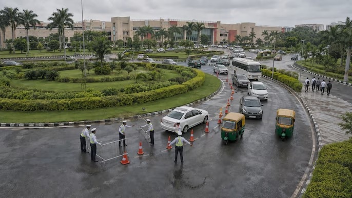  India Expo Mart Traffic