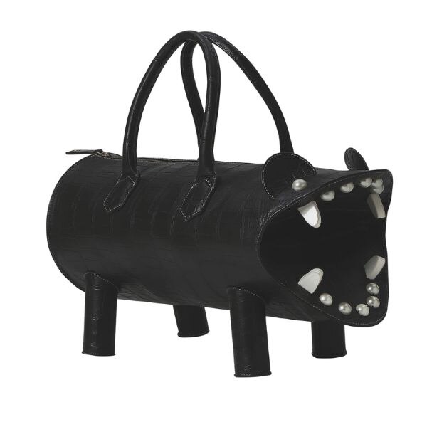 Shivan & Narresh Noir Feline Duffle Bag, ₹58,950