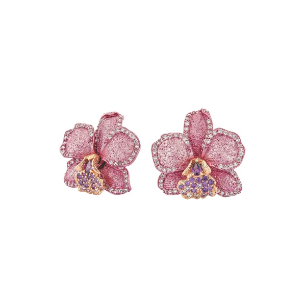 MISS JO Stones Studded Floral Studs, ₹14,999