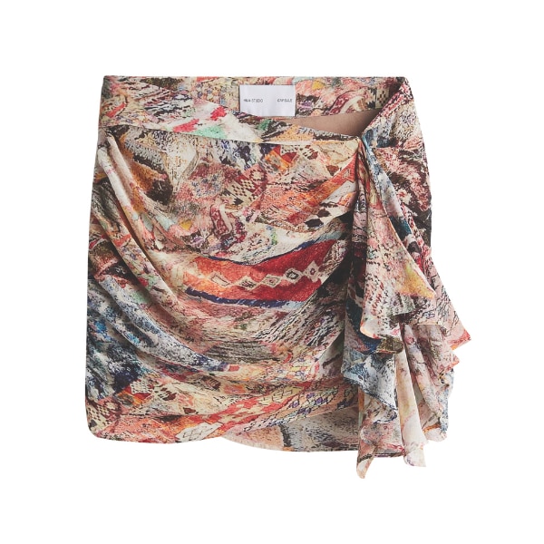 H&M Draped Mini Skirt, ₹4,499