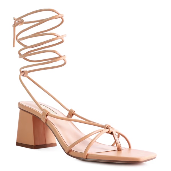 London Rag Solid Nude Heels, ₹3,799