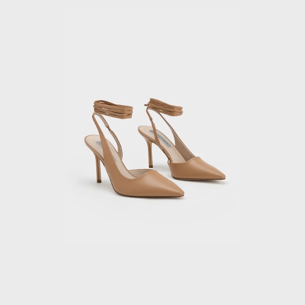 Charles & Keith Tie-Around Slingback Pumps, ₹9,499