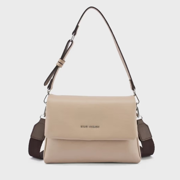 Lino Perros Voyage Mousse Beige Sling Bag with Detachable Handle, ₹2,473