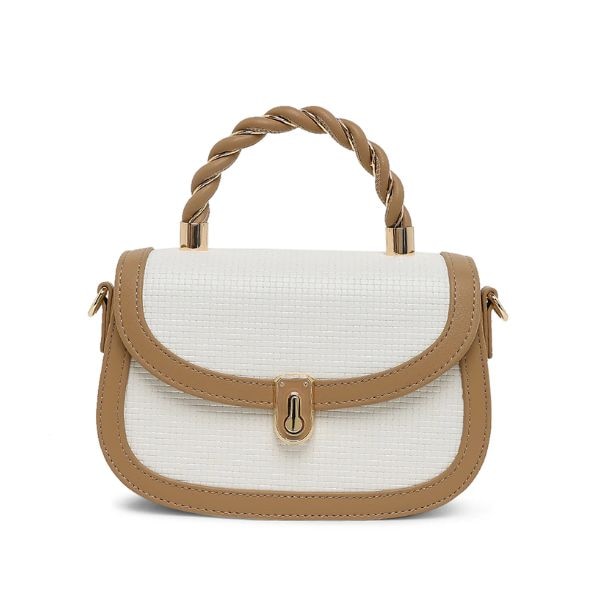 Akiki London Trinity Flap Satchel Bag, ₹4,599